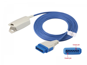 兼容GE马葵(GE Marquette)的重复性一体式血氧传感器（成人指夹）