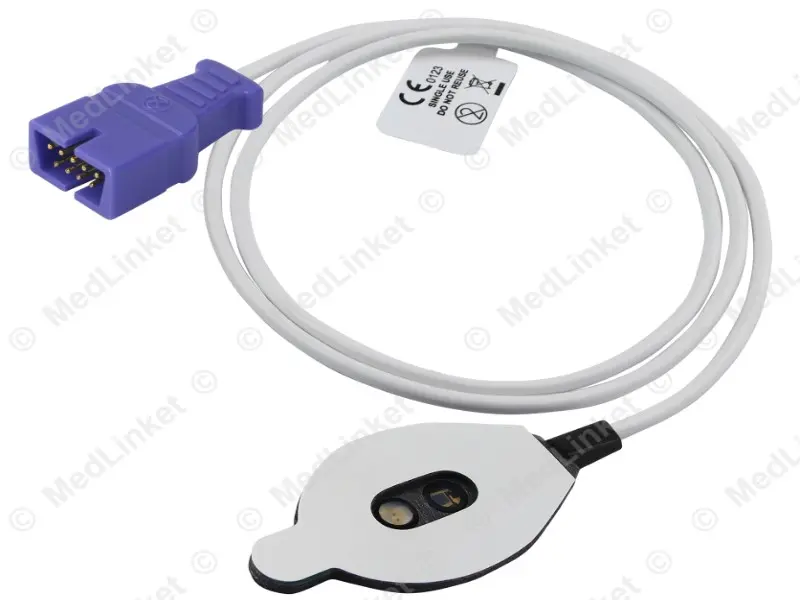 兼容Nellcor Oximax 的一次性成人/儿童额头血氧传感器
