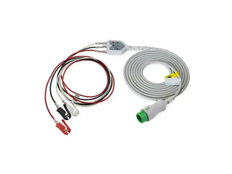 兼容迈瑞（Mindray）040-000964-00 (EA6231A)的一体式心电导联-3导联