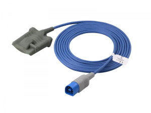兼容Philips M1191AL&M1191BL的重复性一体式血氧传感器（成人硅胶指套）