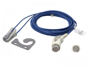 兼容德恩-欧美达（Datex Ohmeda）的重复性一体式血氧传感器（成人耳夹）