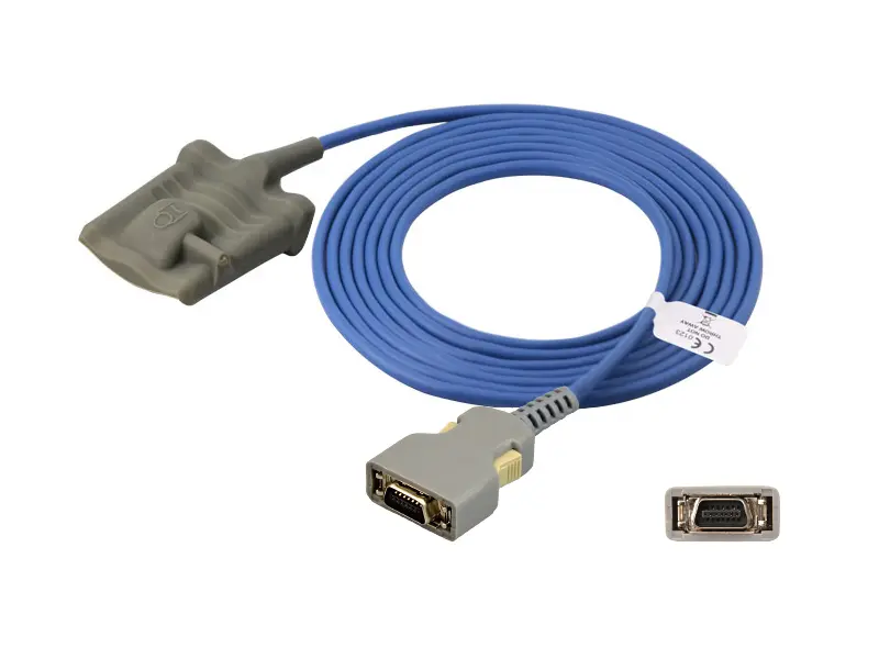 兼容Covidien > Nellcor的重复性一体式血氧传感器（成人指套）