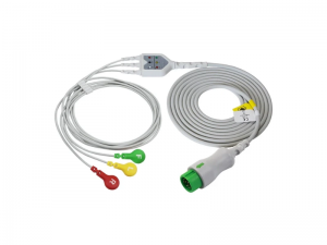 兼容迈瑞（Mindray）040-000967-00(EA6232B)的一体式心电导联-3导联