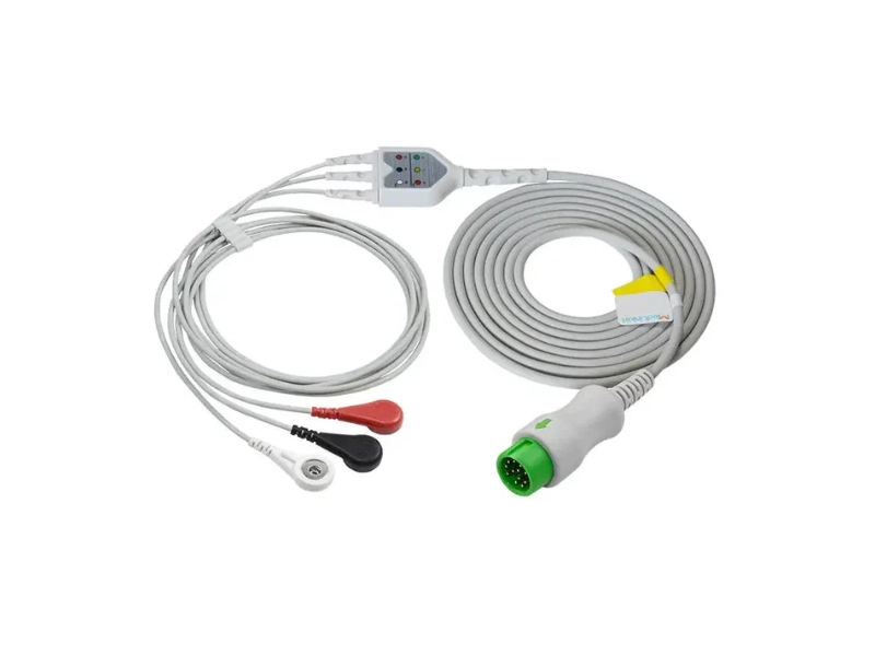 兼容迈瑞（Mindray）040-000965-00 (EA6231）的一体式心电导联-3导联