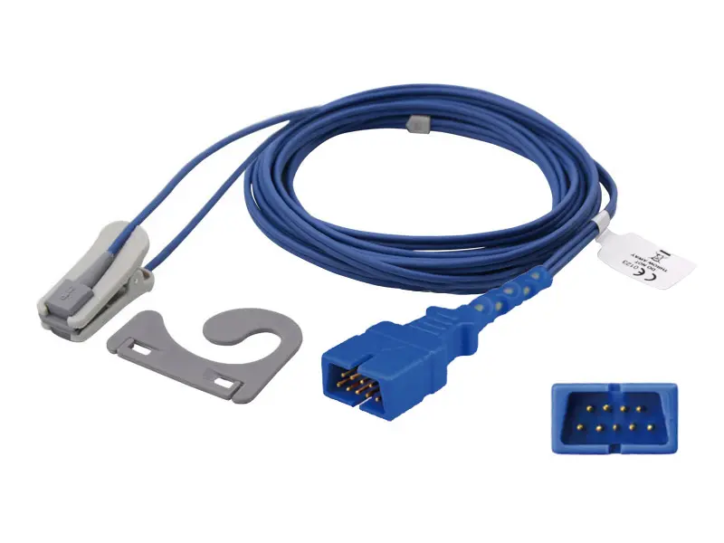 兼容 Biolight 的重复性分体式血氧传感器（成人耳夹）