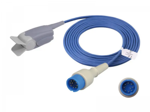 兼容 Biolight 的重复性一体式血氧传感器（成人指夹）