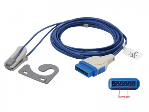 兼容GE Marquette的重复性一体式血氧传感器（成人耳夹）