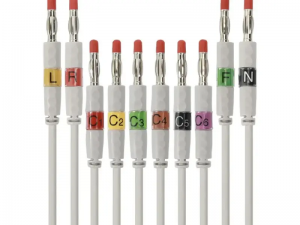兼容Philips M3703C的一体式心电图电缆 – 10导联，4mm 香蕉插头，IEC