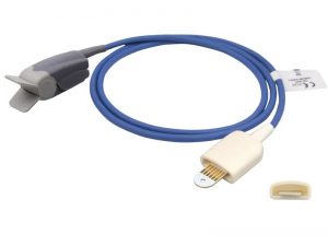 兼容Masimo 1269 (LNOP DCI)&1560 (LNOP DC-195)的重复性分体式血氧传感器（成人指夹）