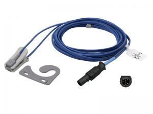 兼容德恩-欧美达（Datex Ohmeda）的重复性一体式血氧传感器（成人耳夹）