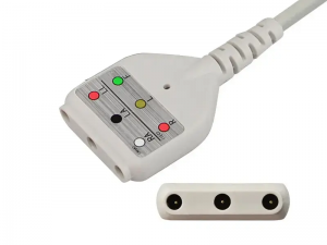 兼容科曼（Comen C60）的3导联心电主电缆