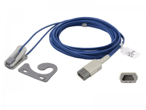 兼容德恩-欧美达（Datex Ohmeda）的重复性一体式血氧传感器（成人耳夹）