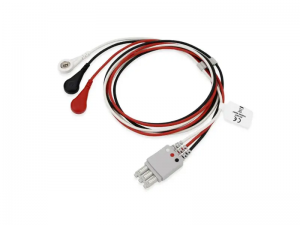 兼容飞利浦（Philips) M1673A 的心电导联线 – 3导联，扣式