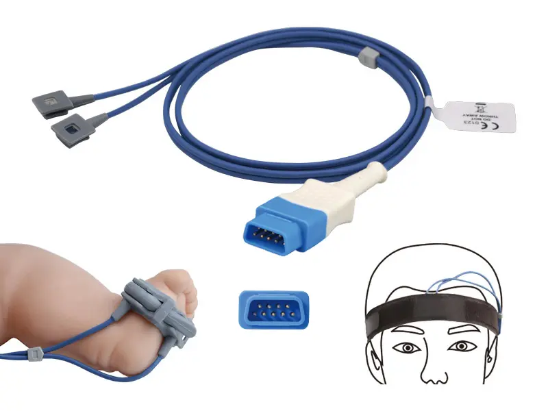 兼容GE Datex-Ohmeda的重复性分体式血氧传感器（Y式多功能）