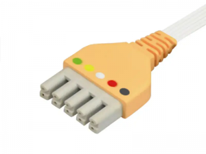兼容迈瑞（Mindray）0010-30-42735&0010-30-42736的一次性心电导联线 – 3导联