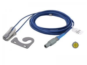 兼容 Biolight 的重复性一体式血氧传感器（成人耳夹）