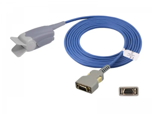 兼容Covidien > Nellcor的重复性一体式血氧传感器（成人指夹）