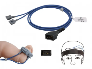 兼容Nonin的重复性分体式血氧传感器（Y式多功能）