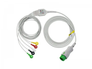 兼容迈瑞（Mindray）040-000967-00(EA6232B)的一体式心电导联-5导联