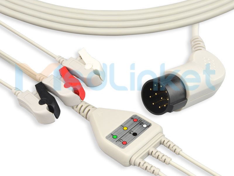 Europe style for Bitmos Sat801+ Spo2 Sensor –  Medlinket NIHONKOHDEN Compatible Direct-Connect ECG Cables – Med-link