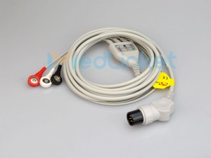 兼容 ALT/DATASCO 的一体式监护心电导联线