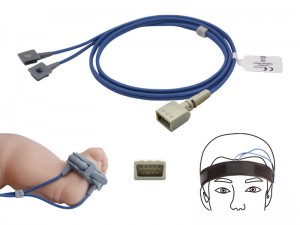 兼容GE Datex-Ohmeda的重复性分体式血氧传感器（Y式多功能）