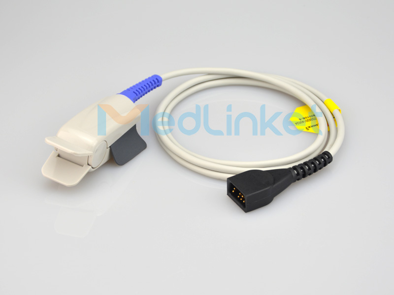 factory low price 5 Snap Electrode Lead Wire Medical Cable –  Medlinket Nonin Compatible Short SpO2 Sensor – Med-link