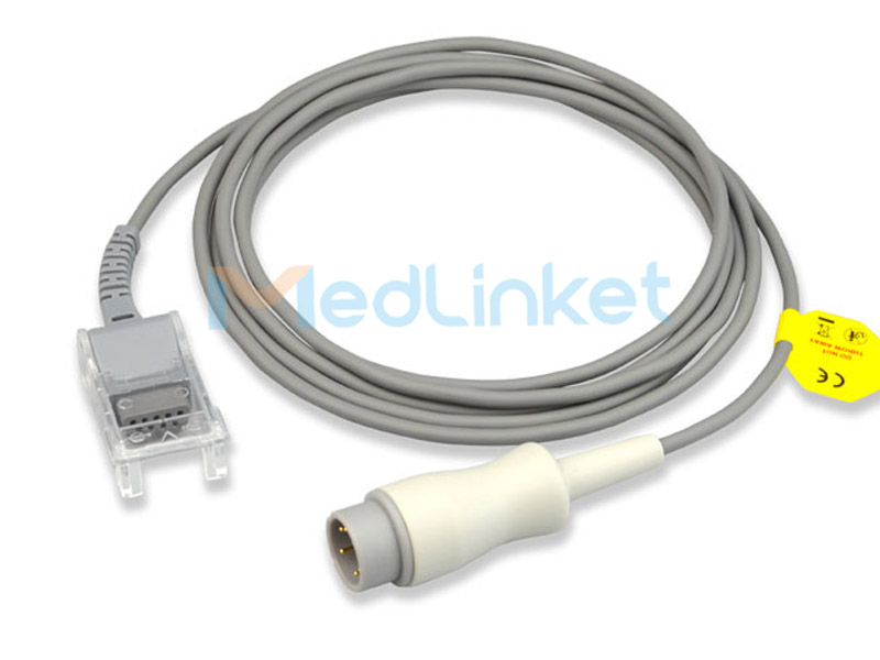 Factory selling Digital Portable Ecg Machine –  Medlinket Shanghai NuoCheng Compatible SpO2 Extension Adapter Cable – Med-link