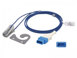 兼容GE Datex-Ohmeda的重复性分体式血氧传感器（成人耳夹）