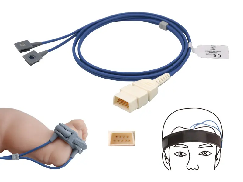 兼容Draeger的重复性分体式血氧传感器（Y式多功能）