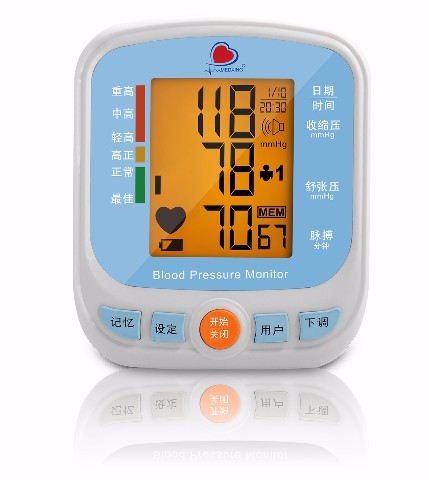 如何使用电子血压计量度血压