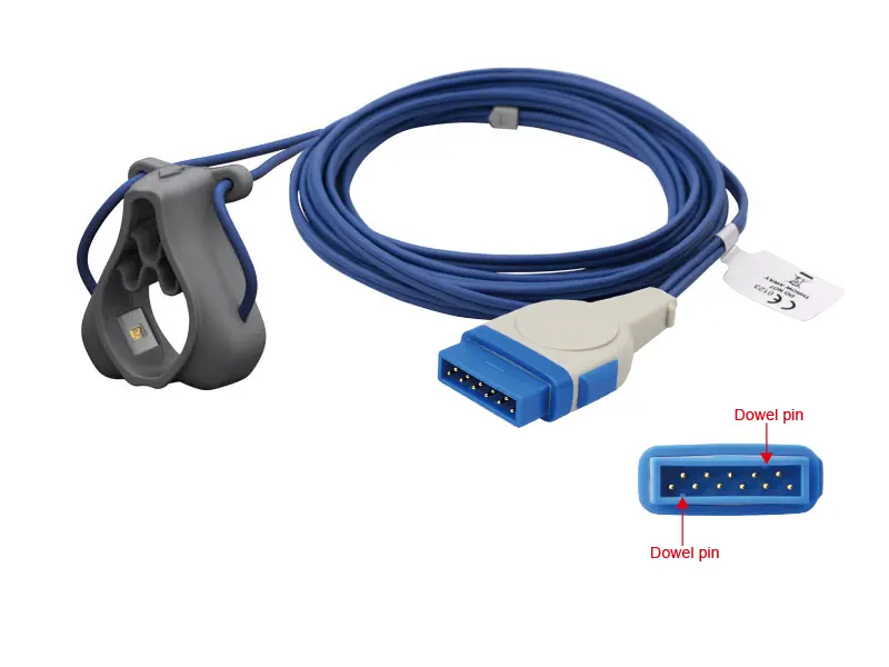 兼容GE马葵(GE Marquette)的重复性一体式血氧传感器（成人指环）