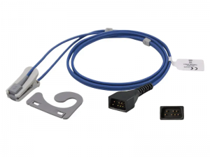 兼容Nonin的重复性分体式血氧传感器（成人耳夹）